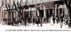 2787- Sidi-bel-Abbes - Rue Prudon - Hotel Continental et d'Orient2